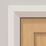 White Primed Chamfered Architrave Pack – Chamfered White Primed Architrave – 1 Set Covers Both Sides (90mm x 16mm)